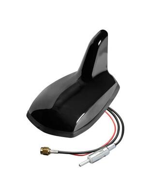 ΚΕΡΑΙΑ ΚΑΡΧΑΡΙΑΣ AERO-FIN 7 12V ΜΑΥΡΗ AM/FM/GPS ΜΕ ΕΝΙΣΧΥΤΗ ΣΗΜΑΤΟΣ 68x116x66mm