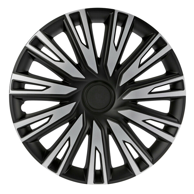 Lampa - Τάσια Shinku Silver/Black 14'' Tech-One σε Μαύρο/Ασημί Χρώμα για Σιδερένιες Ζάντες Αυτοκινήτου από ABS - Σετ 4 Τεμ. (L3145.1)