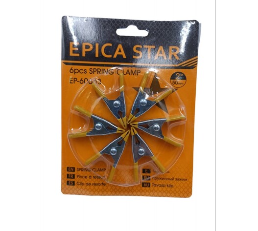 ΣΦΙΓΚΤΗΡΕΣ ΕΛΑΤΗΡΙΟΥ 2'' ΣΕΤ 6ΤΜΧ EPICA STAR EP-60663