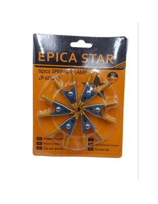 ΣΦΙΓΚΤΗΡΕΣ ΕΛΑΤΗΡΙΟΥ 2'' ΣΕΤ 6ΤΜΧ EPICA STAR EP-60663