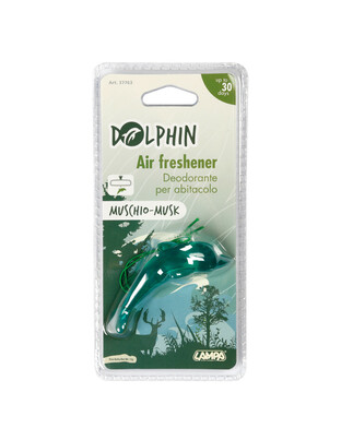 ΑΡΩΜΑΤΙΚΟ ΑΕΡΑΓΩΓΟΥ DOLPHIN MUSK ΠΡΑΣΙΝΟ ΧΡΩΜΑ 13gr LAMPA - 1 ΤΕΜ