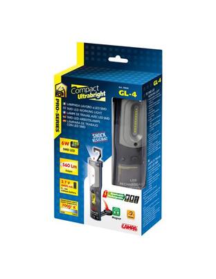 ΦΑΚΟΣ GL-4 12/24/230V ΜΕ 11LED 560lm 6W 7.000K PRO-SERIES ΑΔΙΑΒΡΟΧΟΣ ΜΕ ΜΑΓΝΗΤΙΚΗ ΒΑΣΗ+ΓΑΝΤΖΟΣ