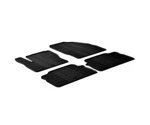 LAMPA - ΠΑΤΑΚΙΑ ΑΥΤΟΚΙΝΗΤΟΥ ΑΠΟ ΛΑΣΤΙΧΟ ΓΙΑ FORD C-MAX 10/2003-10/2010 / FORD KUGA 06/2008-02/2013 ΣΕ ΜΑΥΡΟ ΧΡΩΜΑ ME ΚΟΥΜΠΩΜΑΤΑ - 4 ΤΕΜ.