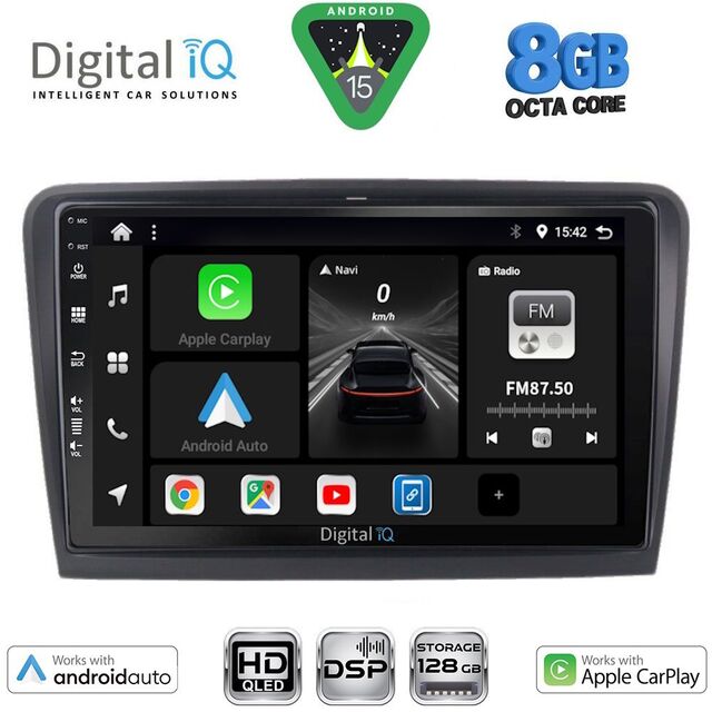 DIGITAL IQ BXF 7604B_CPAA (10inc) MULTIMEDIA TABLET for SKODA SUPERB mod. 2008-2015
