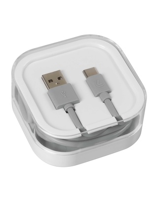 ΚΑΛΩΔΙΟ ΦΟΡΤΙΣΗΣ ΚΑΙ ΣΥΓΧΡΟΝΙΣΜΟΥ USB TYPE-C 200cm ΓΚΡΙ ESSENTIALS LAMPA - 1 ΤΕΜ.