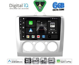 DIGITAL IQ BXF 17156SL_CPAA A/C (9inc) MULTIMEDIA TABLET for FORD FOCUS mod. 2005-2012 (SILVER)