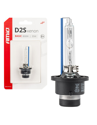 Amio - ΑΝΤΑΛΛΑΚΤΙΚΗ ΛΑΜΠΑ ΧΕΝΟΝ BASIC D2S 12V 8.000k 35W BLISTER CARD - 1 ΤΕΜ. (03862/AM)