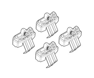ΑΚΡΑ ΓΙΑ ΜΠΑΡΕΣ NORDRIVE ΓΙΑ FORD MONDEO 4D 11/14+ KIT