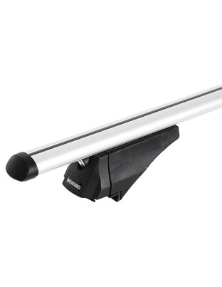 MENABO ΜΠΑΡΕΣ ΟΡΟΦΗΣ ΑΛΟΥΜΙΝΙΟΥ TIGER XL SILVER 131.5 cm ΣΕ ΑΣΗΜΙ ΧΡΩΜΑ ΓΙΑ Land Rover Range Rover Evoque (L538) 5 doors 2011>2018 ΜΕ FLUSH ή RAISED RAILS - 2 ΤΕΜ. (8500/ΜΒ)