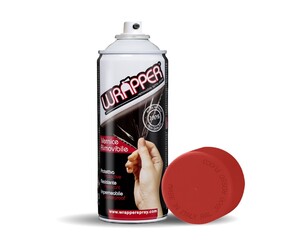 ΠΡΟΣΤΑΤΕΥΤΙΚΟ ΦΙΛΜ ΣΕ ΣΠΡΕΙ WRAPPER RAL 3000 FLAME RED 400 ml (ΚΟΚΚΙΝΟ ΧΡΩΜΑ)