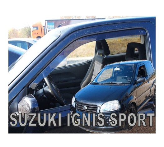 ΑΝΕΜΟΘΡΑΥΣΤΕΣ ΓΙΑ SUZUKI IGNIS SPORT 3D 2000-2006 ΖΕΥΓΑΡΙ ΑΠΟ ΕΥΚΑΜΠΤΟ ΦΙΜΕ ΠΛΑΣΤΙΚΟ HEKO - 2 ΤΕΜ.