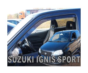 ΑΝΕΜΟΘΡΑΥΣΤΕΣ ΓΙΑ SUZUKI IGNIS SPORT 3D 2000-2006 ΖΕΥΓΑΡΙ ΑΠΟ ΕΥΚΑΜΠΤΟ ΦΙΜΕ ΠΛΑΣΤΙΚΟ HEKO - 2 ΤΕΜ.