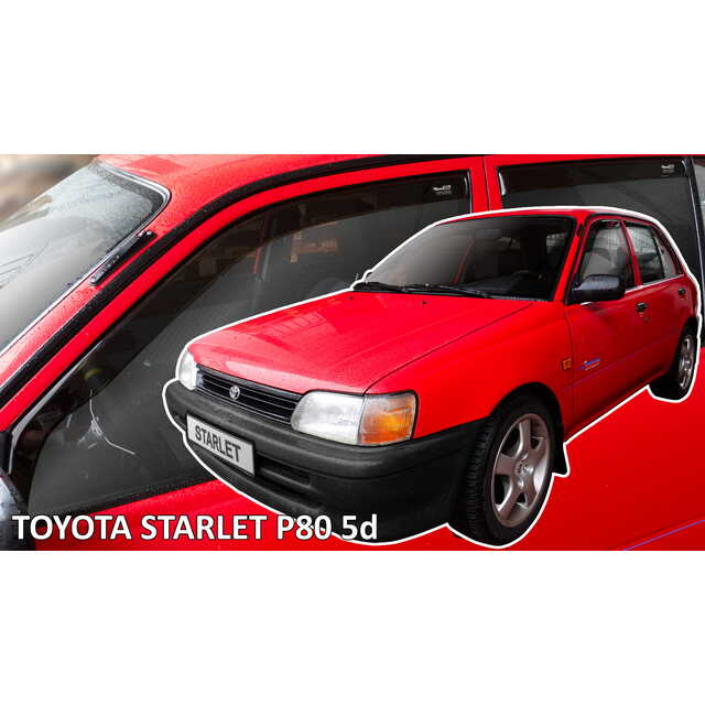 Heko - Ανεμοθραύστες Παραθύρων Για Toyota Tundra CrewMax (XK70) 2021 > 4πορτο υλικό Acrylic Χρώμα Φιμέ - 4 τεμ. (ΑΝΕΜ.SET29691)