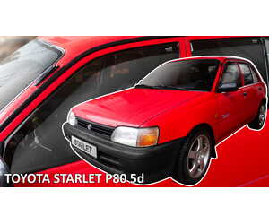 Heko - Ανεμοθραύστες Παραθύρων Για Toyota Tundra CrewMax (XK70) 2021 > 4πορτο υλικό Acrylic Χρώμα Φιμέ - 4 τεμ. (ΑΝΕΜ.SET29691)