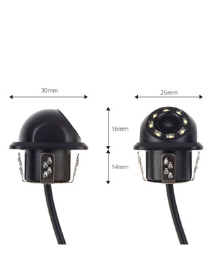 Amio - ΚΑΜΕΡΑ ΟΠΙΣΘΟΠΟΡΕΙΑΣ ΜΕ LED NIGHT VISION 18mm HD-305 - 1 ΤΕΜ. (02165/AM)