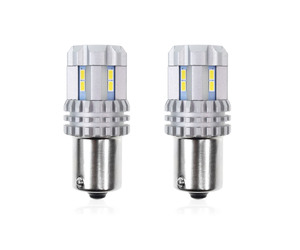 Amio - P21W BA15s 12/24V 22LED SMD ULTRABRIGHT CANBUS ΛΕΥΚΟ 2ΤΕΜ. (02449/AM)