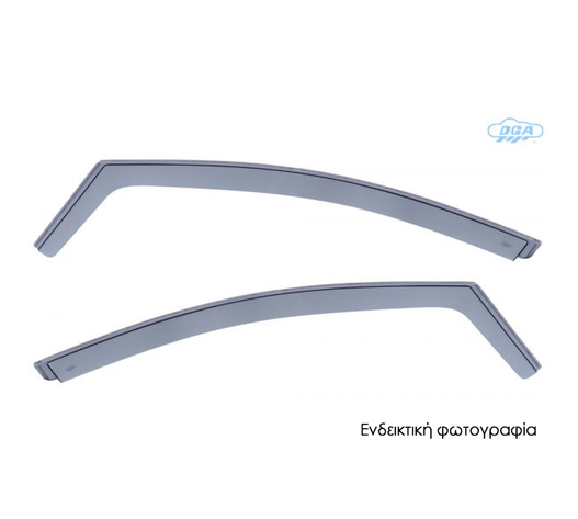 ΖΕΥΓΑΡΙ ΜΠΡΟΣΤΙΝΟΙ ΑΝΕΜΟΘΡΑΥΣΤΕΣ ΓΙΑ KIA CEED 5D 2012-2018 ΑΠΟ ΕΥΚΑΜΠΤΟ ΧΥΤΟ ΑΚΡΥΛΙΚΟ ΓΥΑΛΙ (CAST ACRYLIC GLASS) DGA - 2 ΤΕΜ.