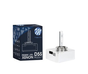 ΛΑΜΠΑ ΧΕΝΟΝ D5S 12V 25W 4.300K PREMIUM XENON +30%. M-TECH - 1 TEM.