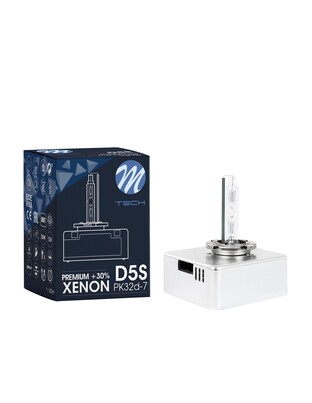 ΛΑΜΠΑ ΧΕΝΟΝ D5S 12V 25W 4.300K PREMIUM XENON +30%. M-TECH - 1 TEM.