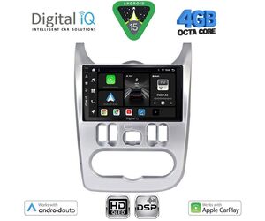 DIGITAL IQ BXF 16101SL_CPAA (9inc) MULTIMEDIA TABLET for DACIA DUSTER – LOGAN – SANDERO mod. 2006-2012 (SILVER)