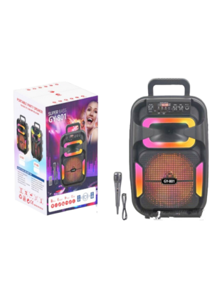ΦΟΡΗΤΟ ΗΧΕΙΟ 8'' SUPER BASS GY-801
