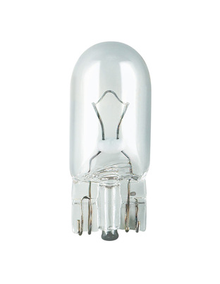 Amio – W5W T10 W2.1x9.5d 12V 5W Λαμπτήρας Αλογόνου Καρφωτός Άκαλυκος για Φώτα Θέσης Αυτοκινήτου Κουτί 10 Τεμ. (01483/AM)