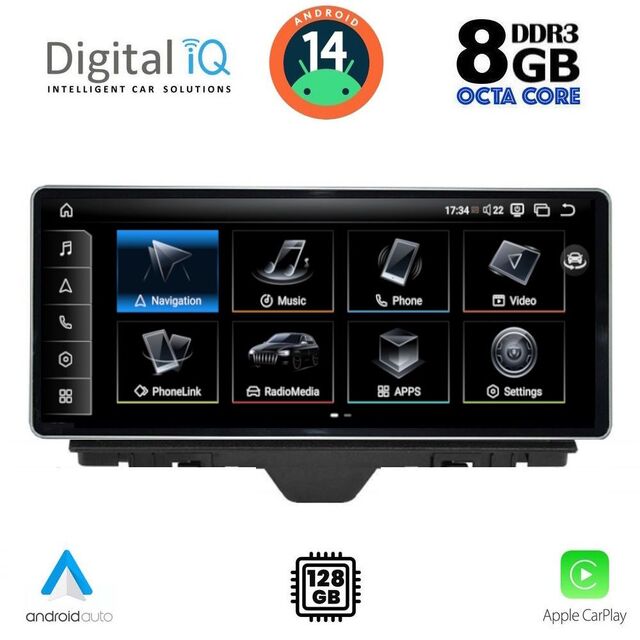 DIGITAL IQ TPK 16910_CPA (10.25inc) MULTIMEDIA SYSTEM for AUDI A1 mod. 2010-2018