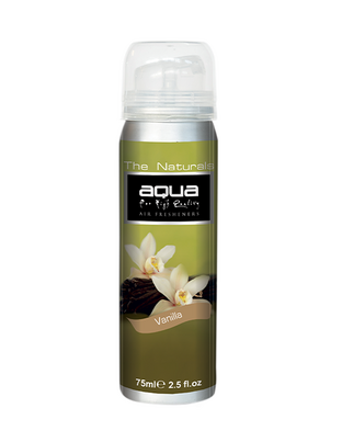 Aqua - ΑΡΩΜΑΤΙΚΟ ΑΥΤΟΚΙΝΗΤΟΥ ΣΕ ΣΠΡΕΙ (SPRAY) ΜΕ ΑΡΩΜΑ ΒΑΝΙΛΙΑ (VANILLA) FLOWERS SERIES 75ml AQUA - 1 TEM. (10-204/AQ)