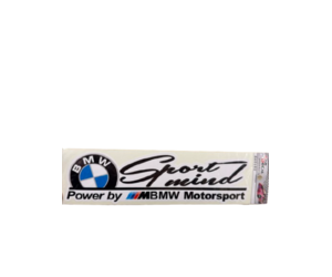 Αυτοκόλλητο sport mind - Bmw