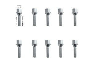 ΜΠΟΥΛΟΝΙΑ ΚΩΝΙΚΑ 12x1,25 (42mm) (19) SIMONI RACING - 10 ΤΕΜ.