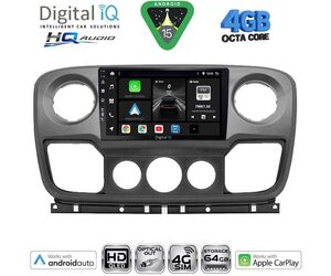 DIGITAL IQ BXK 19463_CPAA (10inc) MULTIMEDIA TABLET for NISSAN NV400 - OPEL MOVANO - RENAULT MASTER mod. 2010-2020