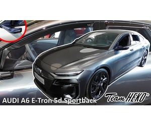 Heko - Ανεμοθραύστες για Audi A6 E-Tron 5 Doors Sportback (έκδοση με κάμερες) 2024+ Σετ Αυτοκινήτου Απο Εύκαμπτο Φιμέ Πλαστικό - 4 τεμ. (ΑΝΕΜ.SET10296)