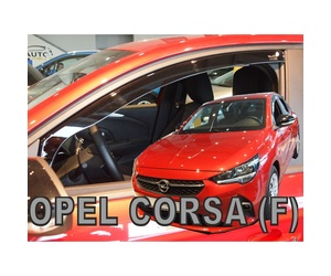 ΑΝΕΜΟΘΡΑΥΣΤΕΣ ΓΙΑ OPEL CORSA F 5D 2019+ / PEUGEOT 208 5D 2019+ ΖΕΥΓΑΡΙ ΑΠΟ ΕΥΚΑΜΠΤΟ ΦΙΜΕ ΠΛΑΣΤΙΚΟ HEKO - 2 ΤΕΜ.
