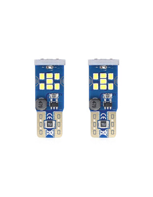 Amio - T10 W5W 12/24V LED 21xSMD ULTRABRIGHT 2016 CAN-BUS ΛΕΥΚΟ 2ΤΕΜ. (02445/AM)