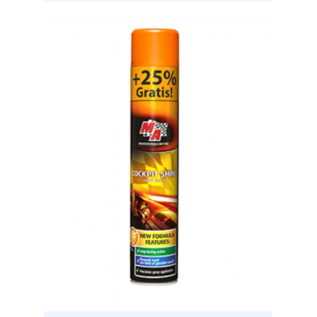 Amtra γυαλιστικό ταμπλό σε σπρέι με άρωμα VANILLA 750ml