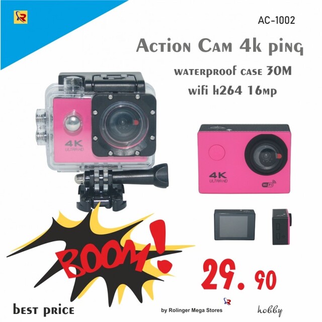 Action Cam Ping ac-1002