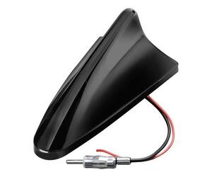 ΚΕΡΑΙΑ ΚΑΡΧΑΡΙΑΣ AERO-FIN 6 12V ΜΑΥΡΗ AM/FM ΜΕ ΕΝΙΣΧΥΤΗ ΣΗΜΑΤΟΣ 78x148x59mm