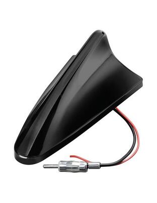 ΚΕΡΑΙΑ ΚΑΡΧΑΡΙΑΣ AERO-FIN 6 12V ΜΑΥΡΗ AM/FM ΜΕ ΕΝΙΣΧΥΤΗ ΣΗΜΑΤΟΣ 78x148x59mm