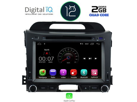 DIGITAL IQ MSM 374_CP (8'' DVD) MULTIMEDIA SYSTEM for KIA SPORTAGE mod. 2010-2015
