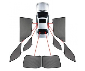 CarShades - ΚΟΥΡΤΙΝΑΚΙΑ  CAR SHADES ΓΙΑ MERCEDES GLC COUPE 5D 2016-2022- 8 ΤΕΜ. (PVC.MB-GLCC-5-A)