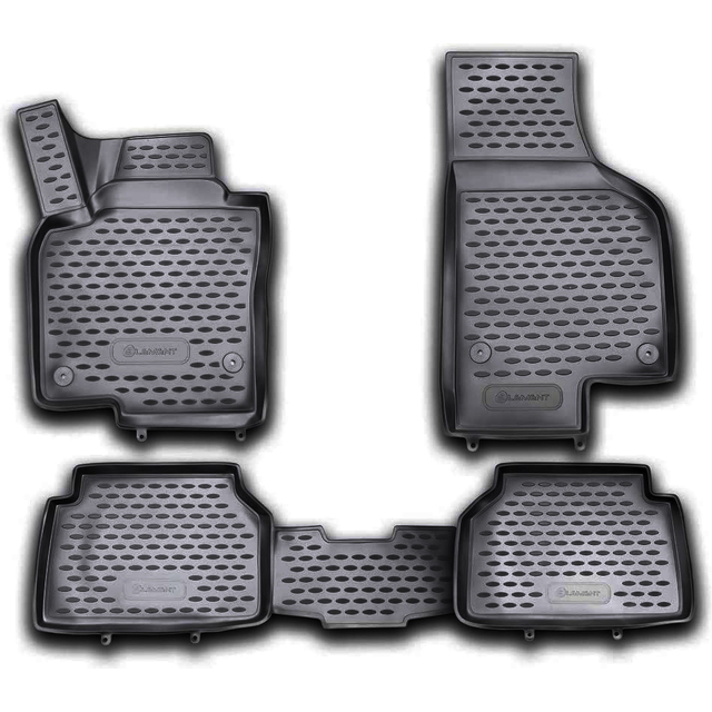 ΠΑΤΑΚΙΑ ΣΕ ΣΚΑΦΗ TPE ΛΑΣΤΙΧΟ ΓΙΑ VW TIGUAN 5D 10/2007-2016   ΣΕ ΜΑΥΡΟ ΧΡΩΜΑ NOVLINE - 4 ΤΕΜ.