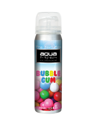 Aqua - ΑΡΩΜΑΤΙΚΟ ΑΥΤΟΚΙΝΗΤΟΥ ΣΕ ΣΠΡΕΙ (SPRAY) ΜΕ ΑΡΩΜΑ ΤΣΙΧΛΟΦΟΥΣΚΑ (BUBBLE GUM) FLAVORS SERIES 75ml AQUA - 1 TEM. (10-251/AQ)
