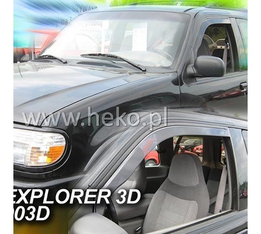 ΑΝΕΜΟΘΡΑΥΣΤΕΣ ΓΙΑ FORD EXPLORER 2 3D 1995-2003 ΖΕΥΓΑΡΙ ΑΠΟ ΕΥΚΑΜΠΤΟ ΦΙΜΕ ΠΛΑΣΤΙΚΟ HEKO - 2 ΤΕΜ.
