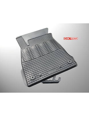 Cik - ΠΑΤΑΚΙΑ ΑΥΤΟΚΙΝΗΤΟΥ ΑΠΟ ΛΑΣΤΙΧΟ ΓΙΑ AUDI A4 B9 2015+ / A5 B9 2016+ ΣΕ ΜΑΥΡΟ ΧΡΩΜΑ ΜΕ ΚΟΥΜΠΩΜΑΤΑ - 4 ΤΕΜ. (RM.AU.0006/CK)