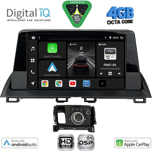 DIGITAL IQ BXF 16386_CPAA (9inc) MULTIMEDIA TABLET for MAZDA CX4 mod. 2016-2025