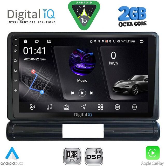 DIGITAL IQ RSF 4093M_CPA (9inc) MULTIMEDIA TABLET for CITROEN C3 - DS3 mod. 2016-2024 Med Version