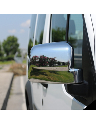 ΚΑΠΑΚΙΑ ΚΑΘΡΕΠΤΩΝ ΓΙΑ FORD TRANSIT CONNECT MVN 2009-2014 ΧΡΩΜΙΟΥ 2 ΤΕΜ. ΠΛΑΣΤΙΚΑ