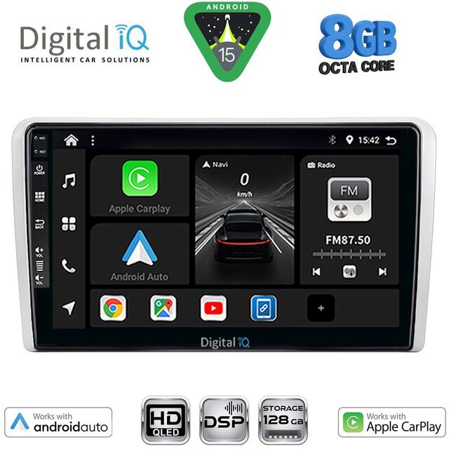 DIGITAL IQ BXF 18481SL_CPAA (9inc) MULTIMEDIA TABLET for OPEL ALL mod. 2004-2014 (SILVER)