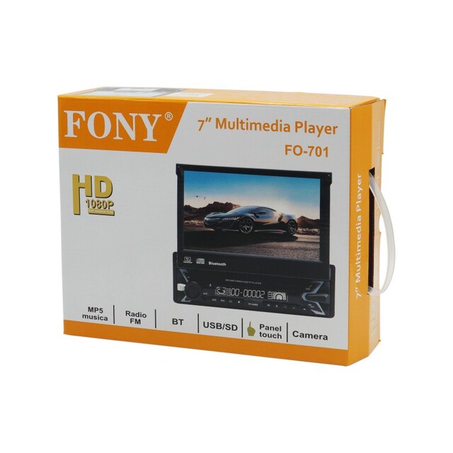 ΑΝΑΔΙΠΛΟΥΜΕΝΗ ΟΘΟΝΗ ΑΦΗΣ 7'' FONY FO-701