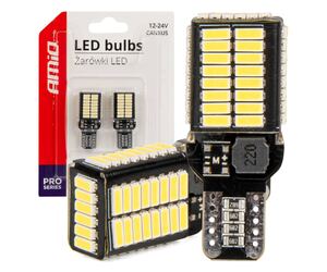Amio - ΛΑΜΠΑΚΙΑ T15e W16W 12/24V 54x4014 SMD LED CAN-BUS PRO SERIES - 2 Τεμ. (03724/AM)